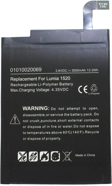 3500MHA CALIDAD ENVIO GRATIS ESPAÑA Bateria Original Nokia Lumia 1520 BV-4BW